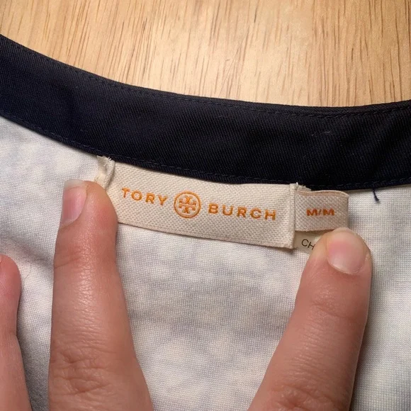 Tory Burch Blue Dress Style# 11152404 Size Medium - Picture 7 of 12